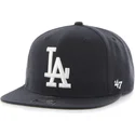 petten-plat-marineblauw-snapback-van-los-angeles-dodgers-mlb-van-47-brand
