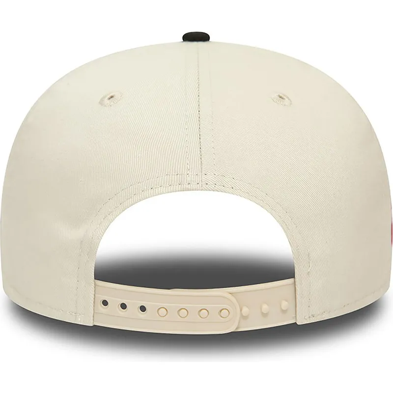 petten-plat-beige-snapback-9fifty-van-chicago-bulls-nba-van-new-era