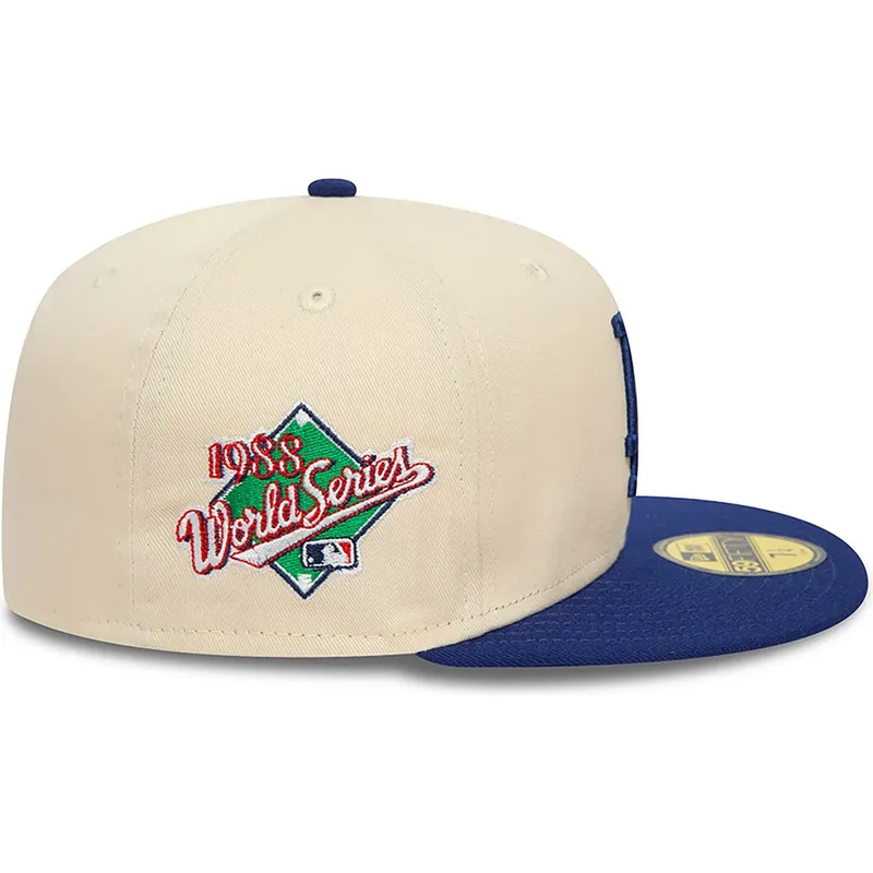 petten-plat-beige-fitted-59fifty-team-colour-van-los-angeles-dodgers-mlb-van-new-era