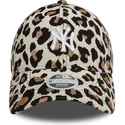 petten-gebogen-luipaard-verstelbare-band-9forty-jacquard-van-new-york-yankees-mlb-van-new-era