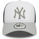 petten-gebogen-grijs-snapback-a-frame-van-new-york-yankees-mlb-van-new-era