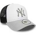 petten-gebogen-grijs-snapback-a-frame-van-new-york-yankees-mlb-van-new-era