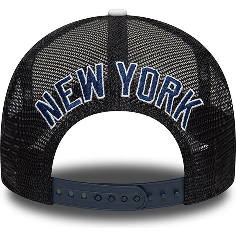 petten-gebogen-grijs-snapback-a-frame-van-new-york-yankees-mlb-van-new-era