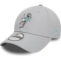 casquette-courbee-grise-ajustable-9forty-character-rick-sanchez-rick-et-morty-new-era