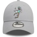 casquette-courbee-grise-ajustable-9forty-character-rick-sanchez-rick-et-morty-new-era