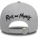 casquette-courbee-grise-ajustable-9forty-character-rick-sanchez-rick-et-morty-new-era