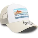 petten-gebogen-beige-snapback-a-frame-summer-van-saint-tropez-steden-en-stranden-van-new-era