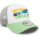 gorra-trucker-blanca-y-verde-a-frame-summer-de-ibiza-ciudades-y-playas-de-new-era