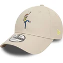 casquette-courbee-beige-ajustable-9forty-character-morty-smith-rick-et-morty-new-era