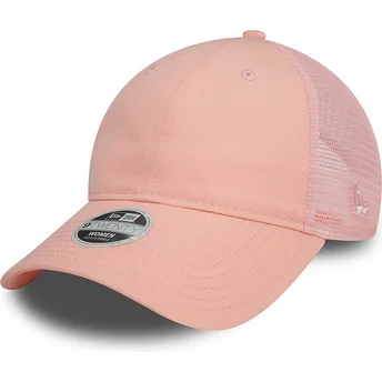 Casquette trucker rose ajustable pour femme 9TWENTY New Era