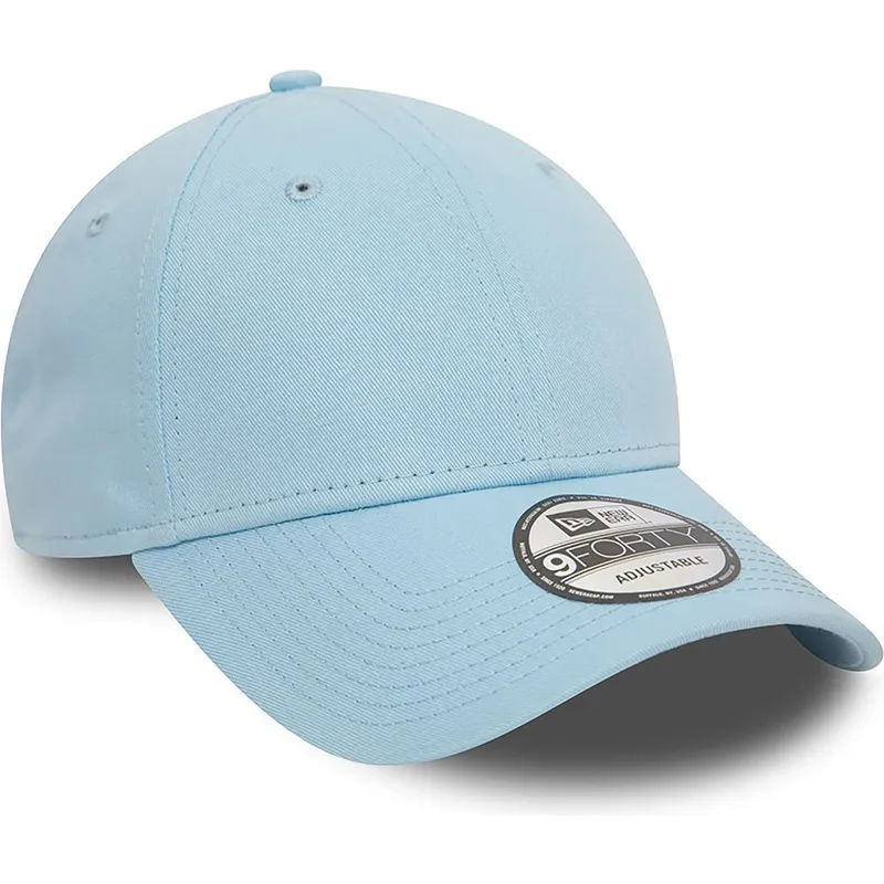 petten-gebogen-blauw-verstelbare-band-9forty-essential-van-new-era