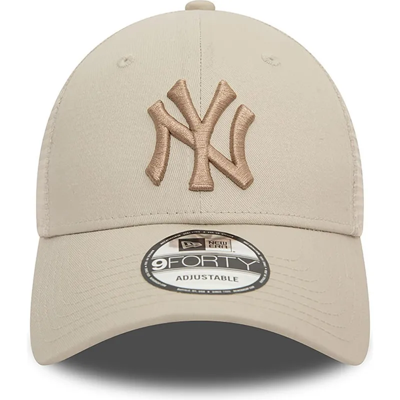 petten-gebogen-beige-snapback-9forty-home-field-van-new-york-yankees-mlb-van-new-era