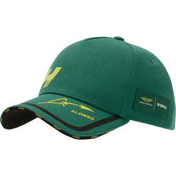 Casquette courbée verte ajustable Tech Aston Martin F1 Team X Kimoa