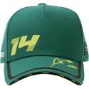 casquette-courbee-verte-ajustable-tech-aston-martin-f1-team-x-kimoa