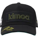 casquette-courbee-noire-ajustable-patch-aston-martin-f1-team-x-kimoa