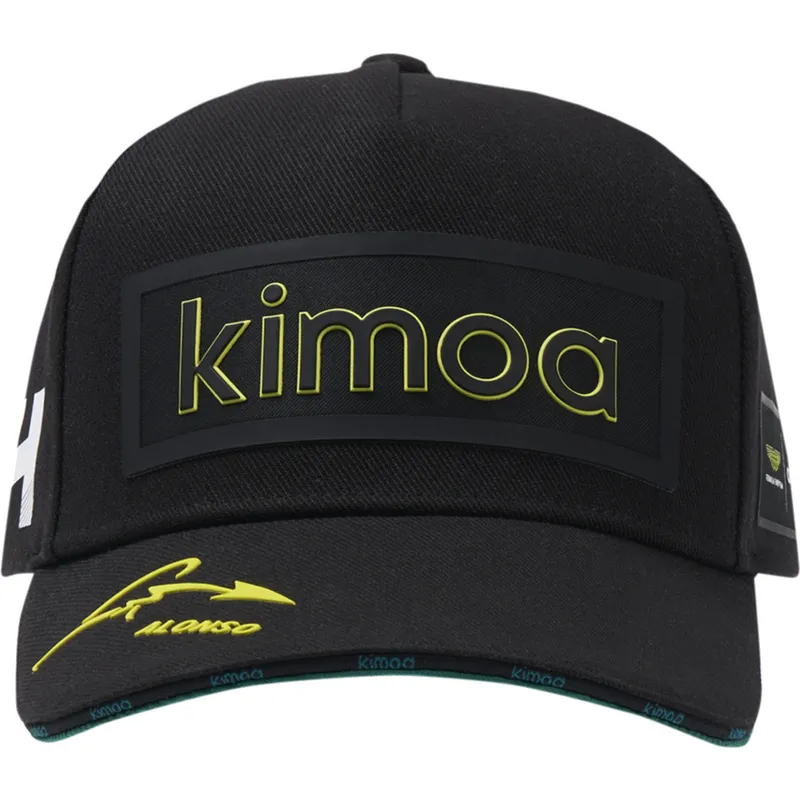 petten-gebogen-zwart-verstelbaar-patch-aston-martin-f1-team-x-kimoa-van-aston-martin-formula-1-van-kimoa