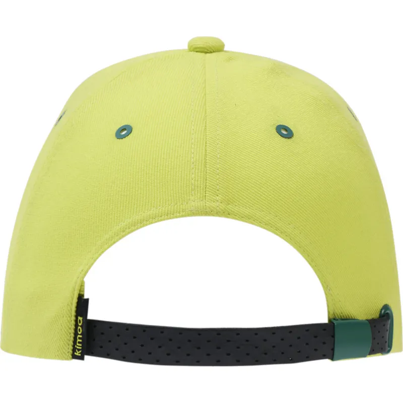 gelbe-und-grune-verstellbare-curved-cap-patch-aston-martin-f1-team-x-kimoa
