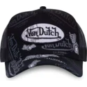 petten-gebogen-zwart-snapback-van-von-dutch