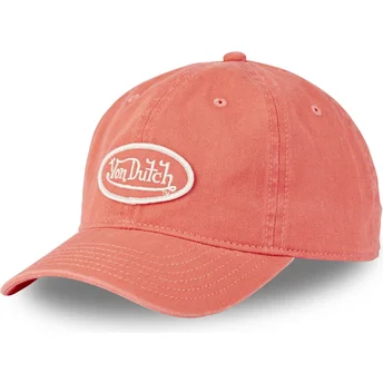 Cappellino visiera curva rosa regolabile LOG PNK di Von Dutch