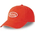 casquette-courbee-orange-ajustable-log-ora-von-dutch