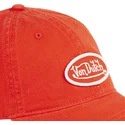 casquette-courbee-orange-ajustable-log-ora-von-dutch