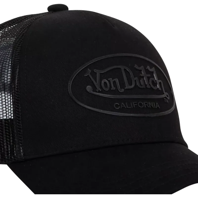 cappellino-trucker-nero-log01-di-von-dutch