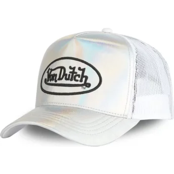 Petten gebogen meerkleurig snapback HOLOGRAM CT van Von Dutch