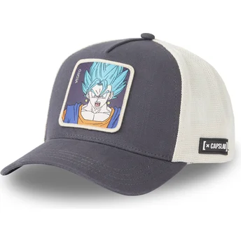 Casquette trucker noire et blanche Vegetto Super Saiyan Blue FUS Dragon Ball Capslab