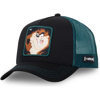 Petten gebogen zwart snapback Tasmaanse duivel Looney Tunes van Capslab