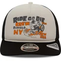 casquette-trucker-noire-et-blanche-american-ride-or-die-9fifty-retro-crown-a-frame-new-era