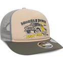 beige-graue-trucker-kappe-american-muscle-power-9fifty-retro-crown-a-frame-von-new-era
