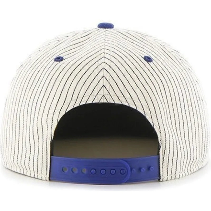 petten-plat-wit-snapback-rayas-van-los-angeles-dodgers-mlb-van-47-brand petten-plat-wit-snapback-rayas-van-los-angeles-dodgers-mlb-van-47-brand