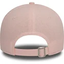 casquette-courbee-rose-ajustable-pour-femme-9forty-linen-new-york-yankees-mlb-new-era