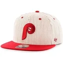 petten-plat-wit-snapback-rayas-rojas-van-philadelphia-phillies-mlb-van-47-brand