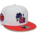 new-era-flat-brim-9fifty-floral-los-angeles-dodgers-mlb-white-and-red-snapback-cap