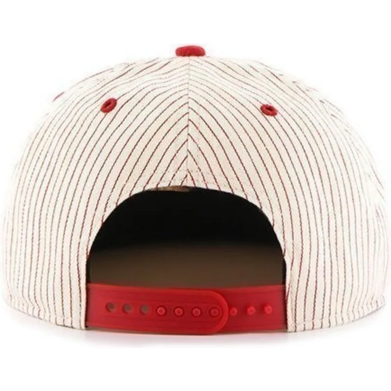 petten-plat-wit-snapback-rayas-rojas-van-philadelphia-phillies-mlb-van-47-brand