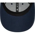 petten-gebogen-marineblauw-verstelbare-band-9forty-linen-van-los-angeles-dodgers-mlb-van-new-era