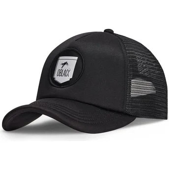Oblack Classic sort trucker kasket