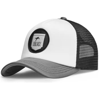 Petten gebogen grijs snapback van Oblack