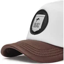 casquette-trucker-blanche-noire-et-marron-classic-oblack