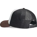 casquette-trucker-blanche-noire-et-marron-classic-oblack