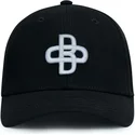 gorra-curva-nera-regolabile-baseball-peach-di-oblack