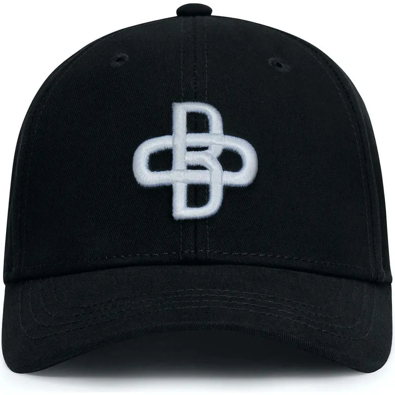 svart-justerbar-kurvad-keps-baseball-peach-fran-oblack