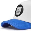 cappellino-trucker-bianco-nero-e-blu-classic-di-oblack