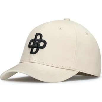 Petten gebogen beige verstelbaar Baseball Peach van Oblack