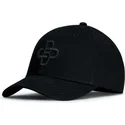 cappellino-curvo-nero-regolabile-con-logo-nero-baseball-peach-di-oblack