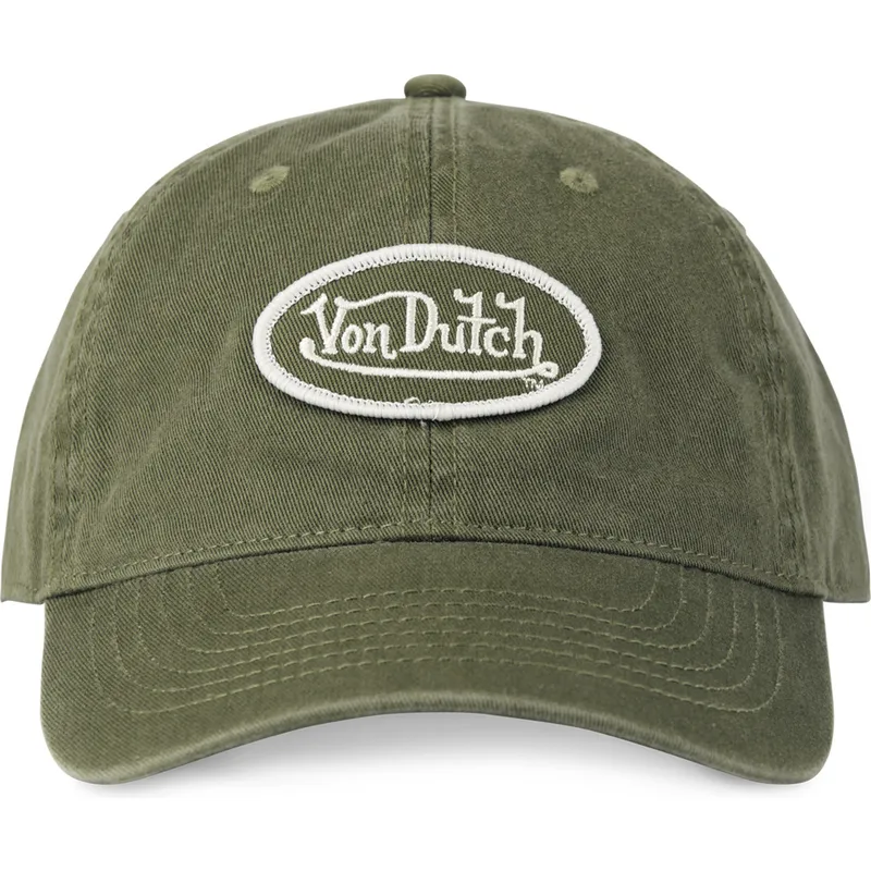 gron-justerbar-curved-cap-log-kak-fra-von-dutch