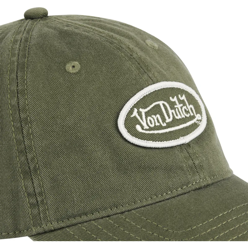 gron-justerbar-curved-cap-log-kak-fra-von-dutch