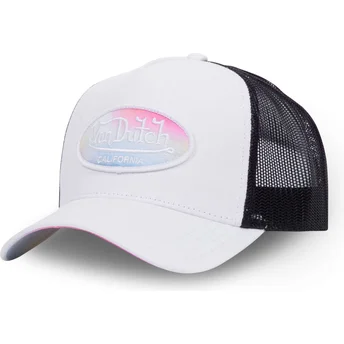 Gorra trucker blanca y negra PASTEL WHI de Von Dutch