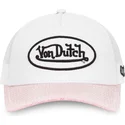 cappellino-trucker-bianco-e-rosa-shiny-p-di-von-dutch